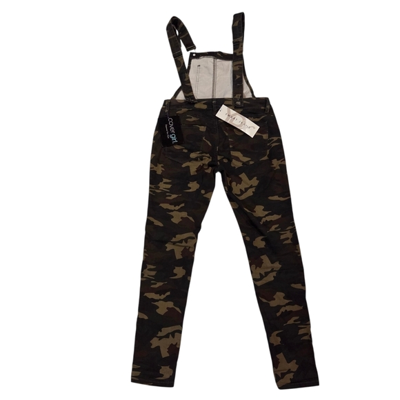 Cover Girl Camo Print Adjustable & Removeable Straps Jumpsuit Size 11/12 NWT - Picture 2 of 10